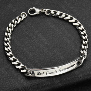 Engraved Plate Bracelet