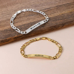 Engraved Plate Bracelet