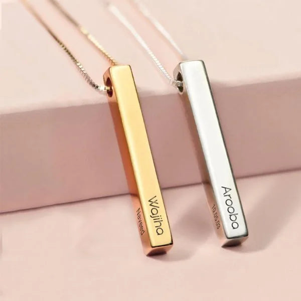 Customized Bar Necklace