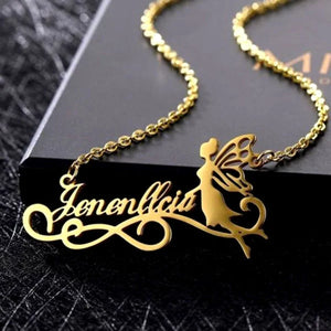 Angle Fairy Name Necklace